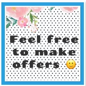 Will accept reasonable offers via offer button 🙂